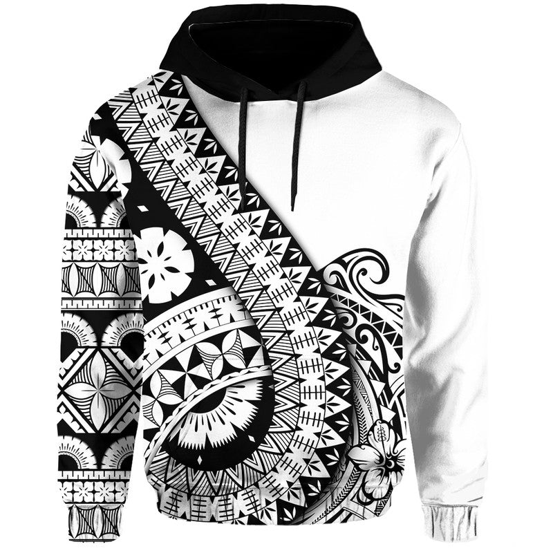 Polynesian Masi Kesa No2 Black Style Hoodie - Wonder Print Shop