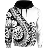 Polynesian Masi Kesa No2 Black Style Hoodie - Wonder Print Shop