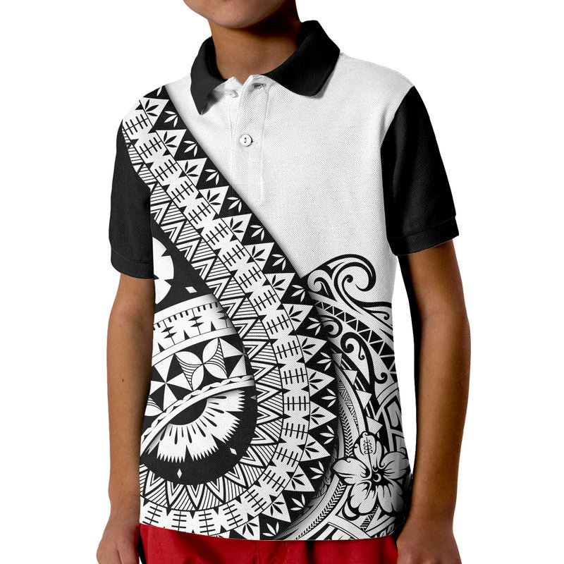 Polynesian Masi Kesa No2 Black Style Polo Shirt - Wonder Print Shop