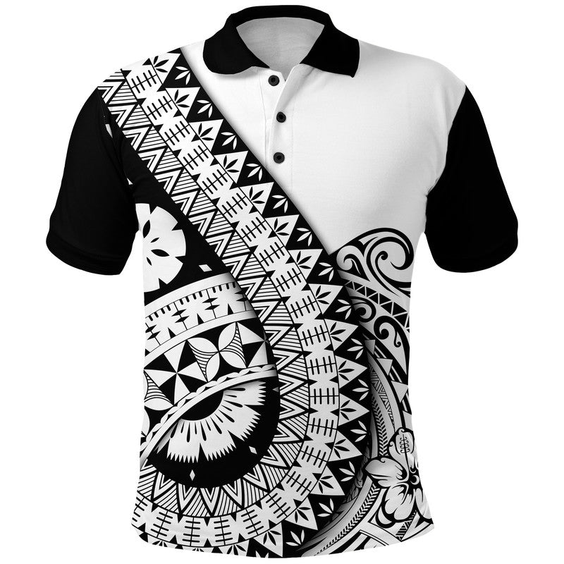 Polynesian Masi Kesa No2 Black Style Polo Shirt - Wonder Print Shop