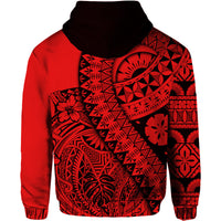 Polynesian Masi Kesa No2 Red Style Hoodie - Wonder Print Shop