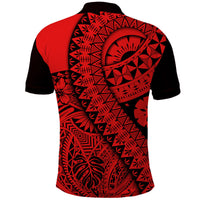 Polynesian Masi Kesa No2 Red Style Polo Shirt - Wonder Print Shop
