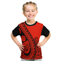 Polynesian Masi Kesa No2 Red Style T Shirt - Wonder Print Shop
