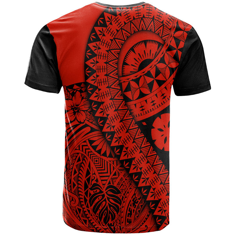 Polynesian Masi Kesa No2 Red Style T Shirt - Wonder Print Shop