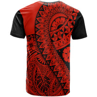 Polynesian Masi Kesa No2 Red Style T Shirt - Wonder Print Shop