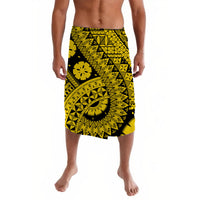 Polynesian Masi Kesa Gold Style Lavalava - Wonder Print Shop