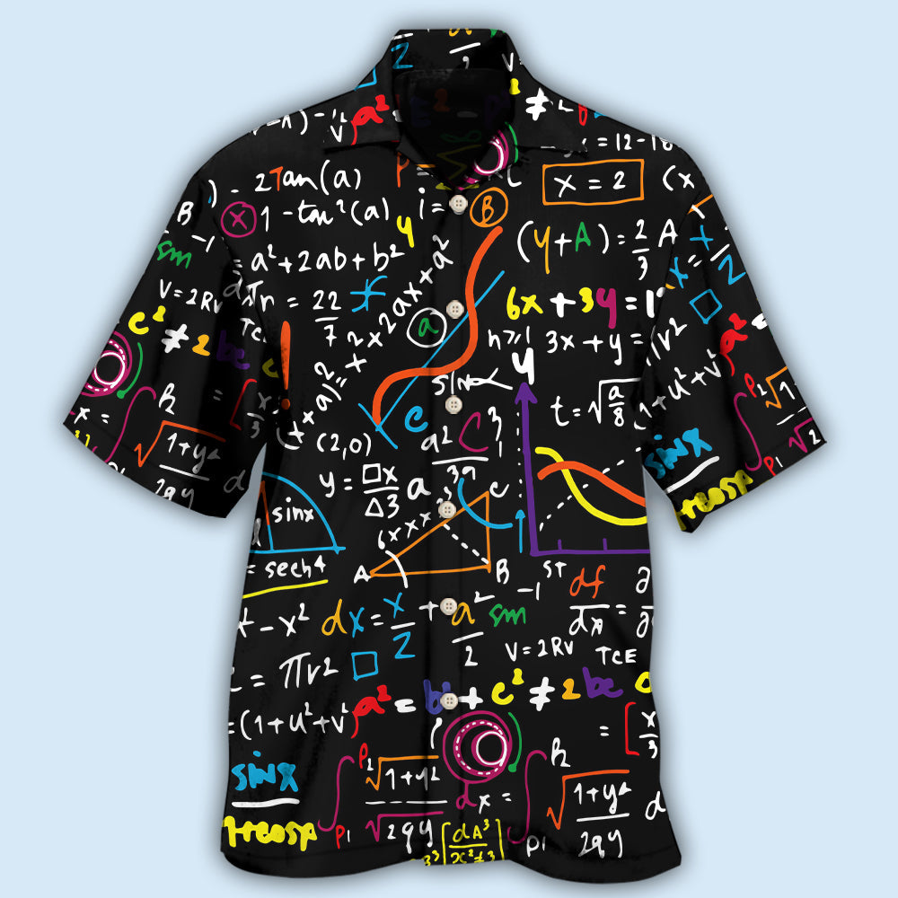 Math Basic Mathematics Style Hawaiian Shirt - Wonder Print Shop