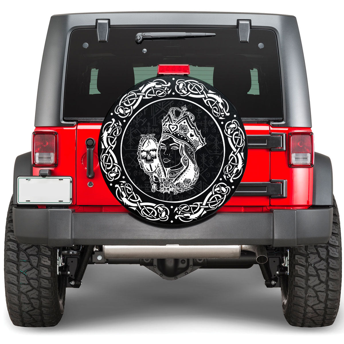 Viking Medieval Castle Queen Viking Spare Tire Cover RLT12 - Wonder Print Shop