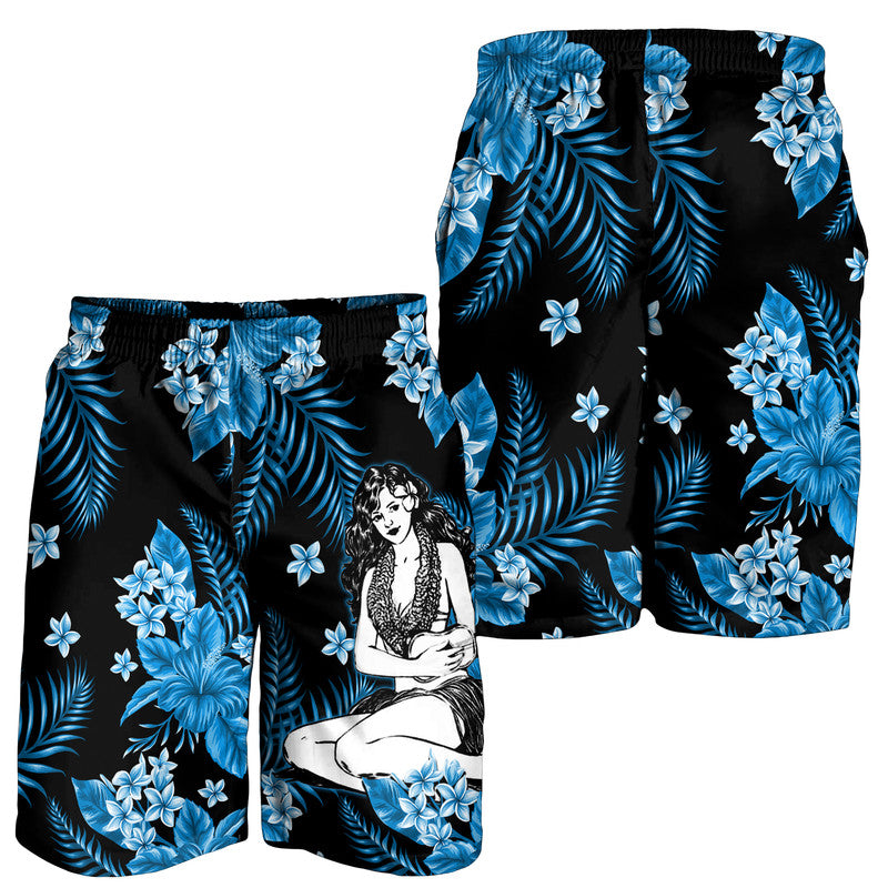 hawaii-summer-colorful-hula-girl-men-shorts-light-blue