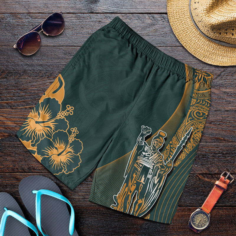 hawaiian-king-kamehameha-men-shorts-vibe-green-style