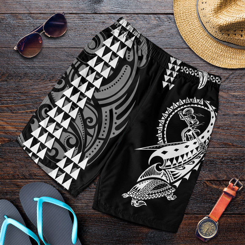 hawaii-polynesian-warrior-kakau-men-shorts-white