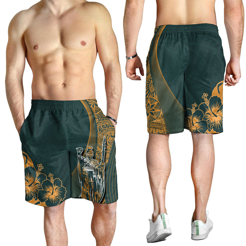 hawaiian-king-kamehameha-men-shorts-vibe-green-style