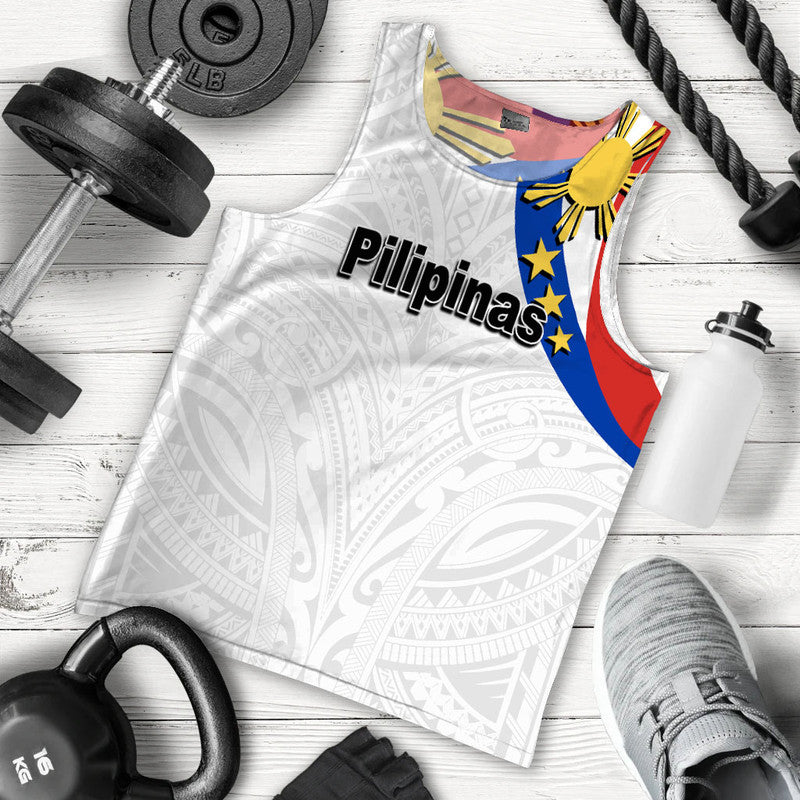 pilipinas-men-tank-top-simple-style-white
