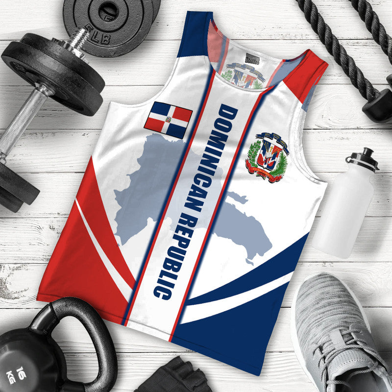 Dominican Republic Men Tank Top Simple Vibe LT6 - Wonder Print Shop