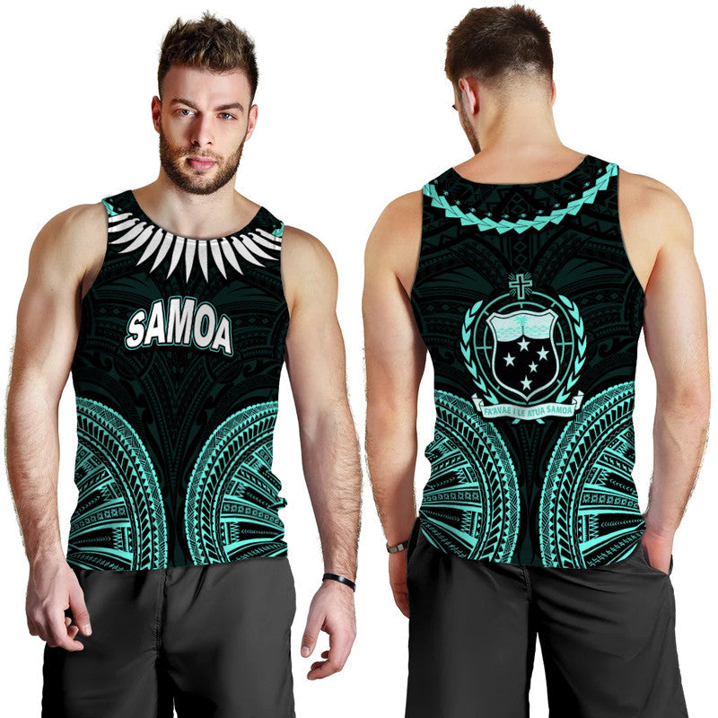 samoa-ula-nifo-tribal-men-tank-top-green-style