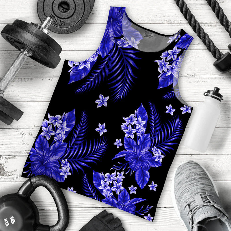hawaii-summer-colorful-men-tank-top-dark-blue