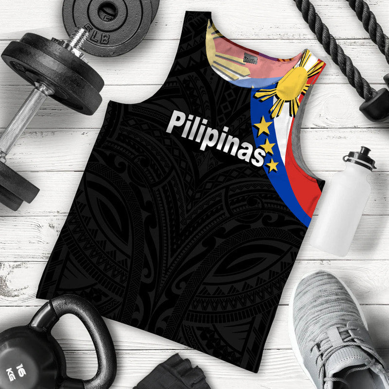 pilipinas-men-tank-top-simple-style-black
