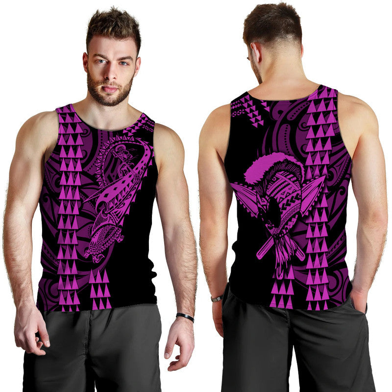 hawaii-polynesian-warrior-kakau-men-tank-top-purple