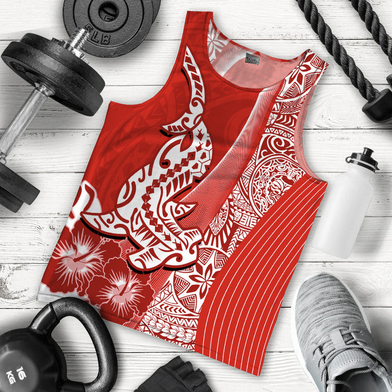 hawaiian-shark-polynesian-men-tank-top-vibe-red-style