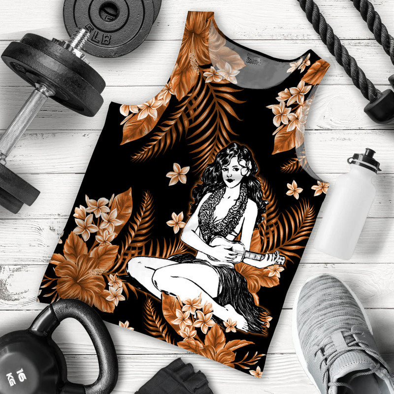 hawaii-summer-colorful-hula-girl-men-tank-top-orange