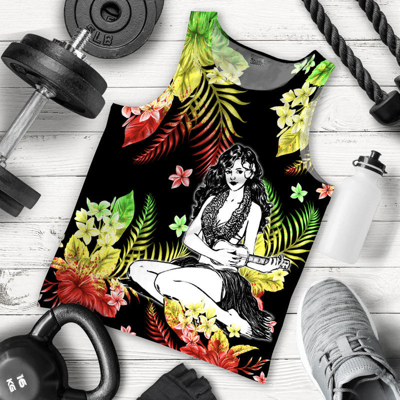 hawaii-summer-colorful-hula-girl-men-tank-top-reggage