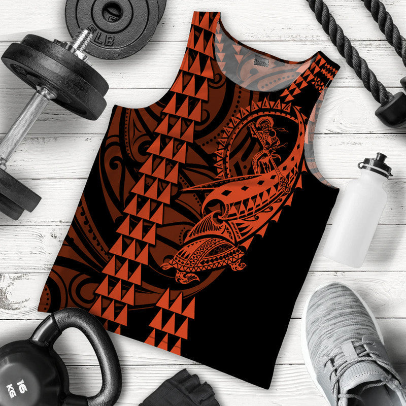 hawaii-polynesian-warrior-kakau-men-tank-top-orange