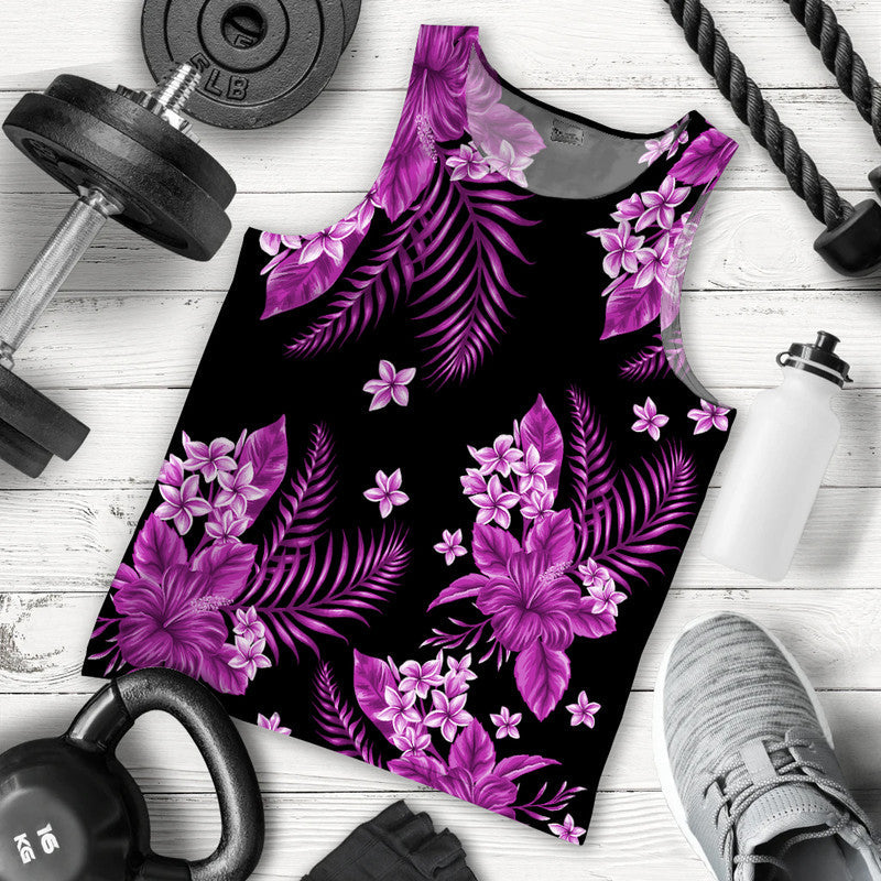 hawaii-summer-colorful-men-tank-top-purple