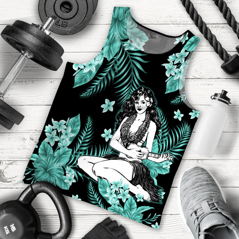 hawaii-summer-colorful-hula-girl-men-tank-top-turquesa