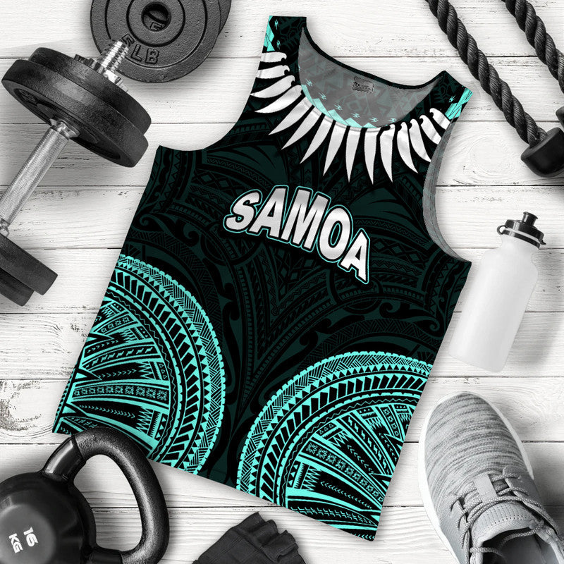 samoa-ula-nifo-tribal-men-tank-top-green-style