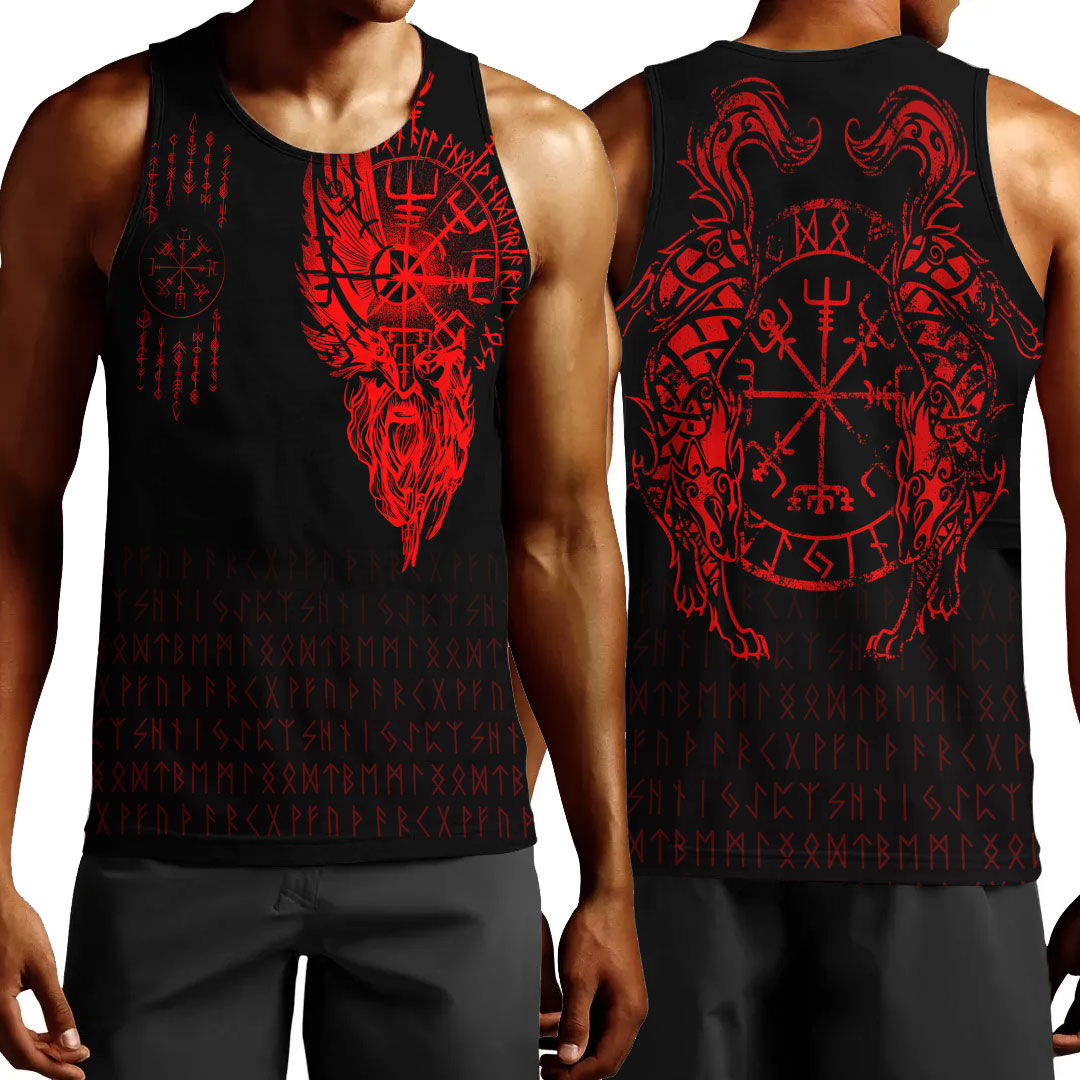 viking-clothing-viking-compass-vegvisir-tattoo-red-version-men-tank-top