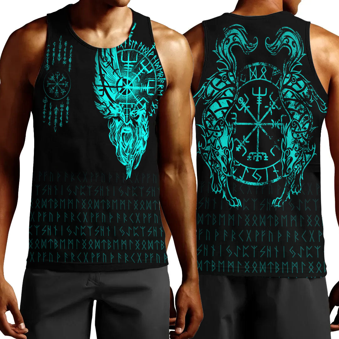 viking-clothing-viking-compass-vegvisir-tattoo-cyan-version-men-tank-top