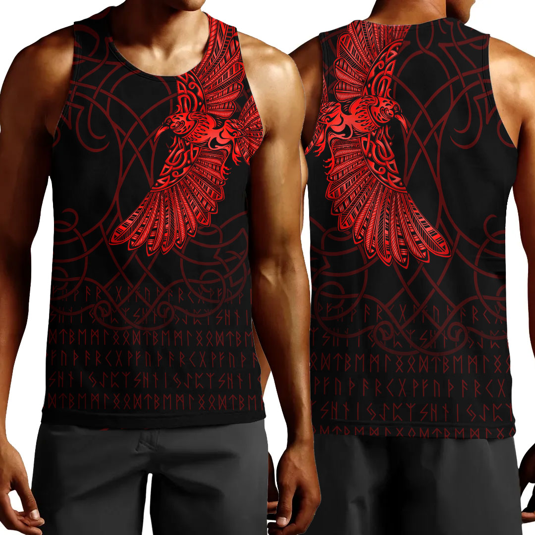 viking-clothing-viking-odins-raven-tattoo-red-version-men-tank-top