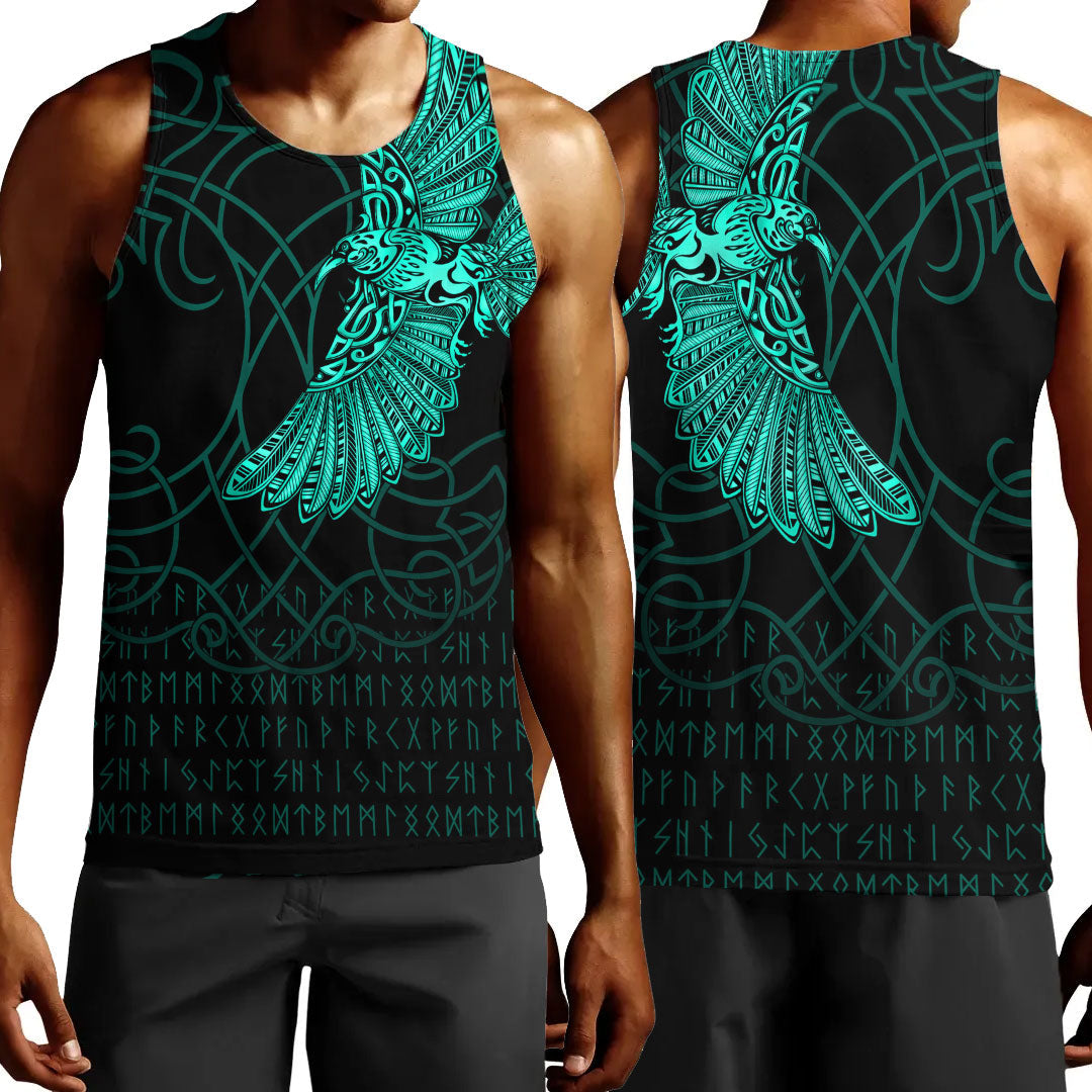 viking-clothing-viking-odins-raven-tattoo-cyan-version-men-tank-top