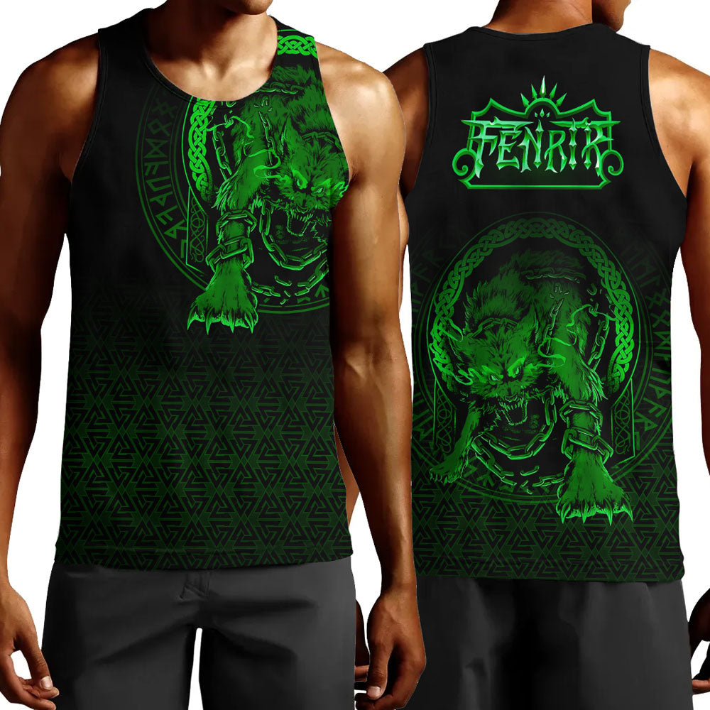 viking-clothing-viking-fenrir-norse-3d-green-mens-tank-top