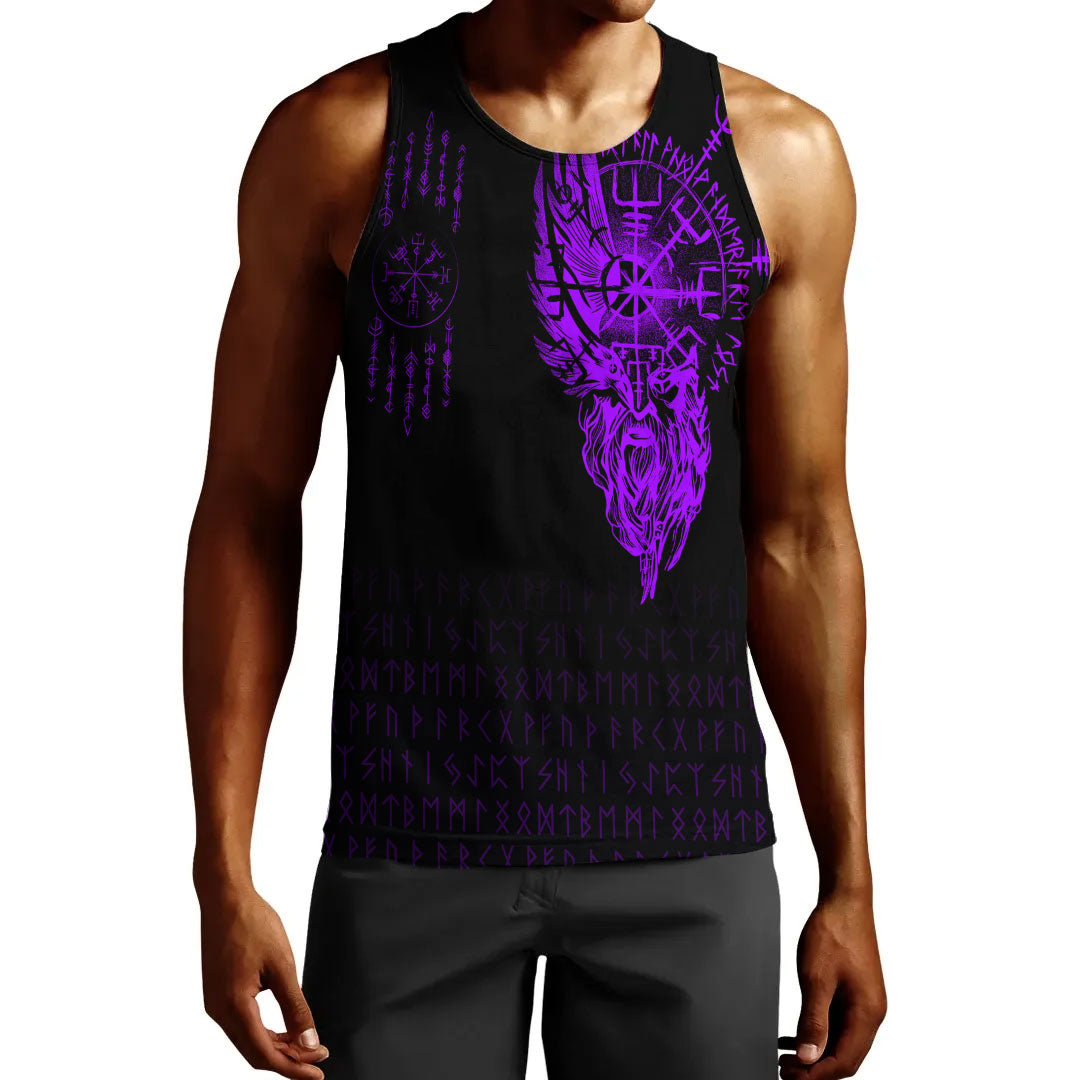 viking-clothing-viking-compass-vegvisir-tattoo-purple-version-men-tank-top