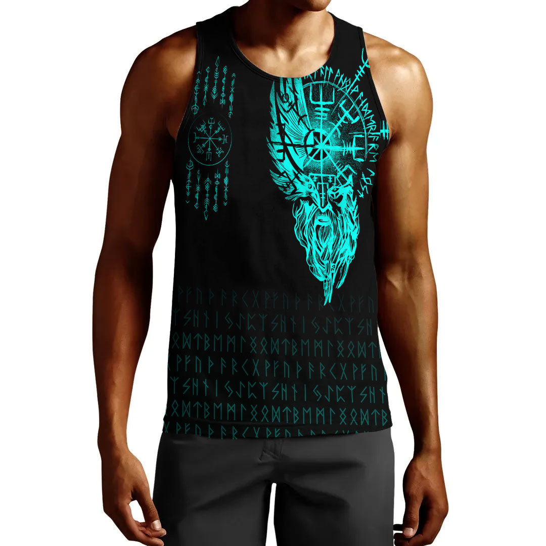 viking-clothing-viking-compass-vegvisir-tattoo-cyan-version-men-tank-top