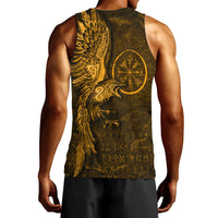 viking-clothing-vegvisir-with-raven-viking-compass-gold-version-men-tank-top