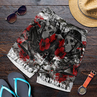 Skull Camo - U.S Army Undying Love For The Motherland Men Shorts - LT2