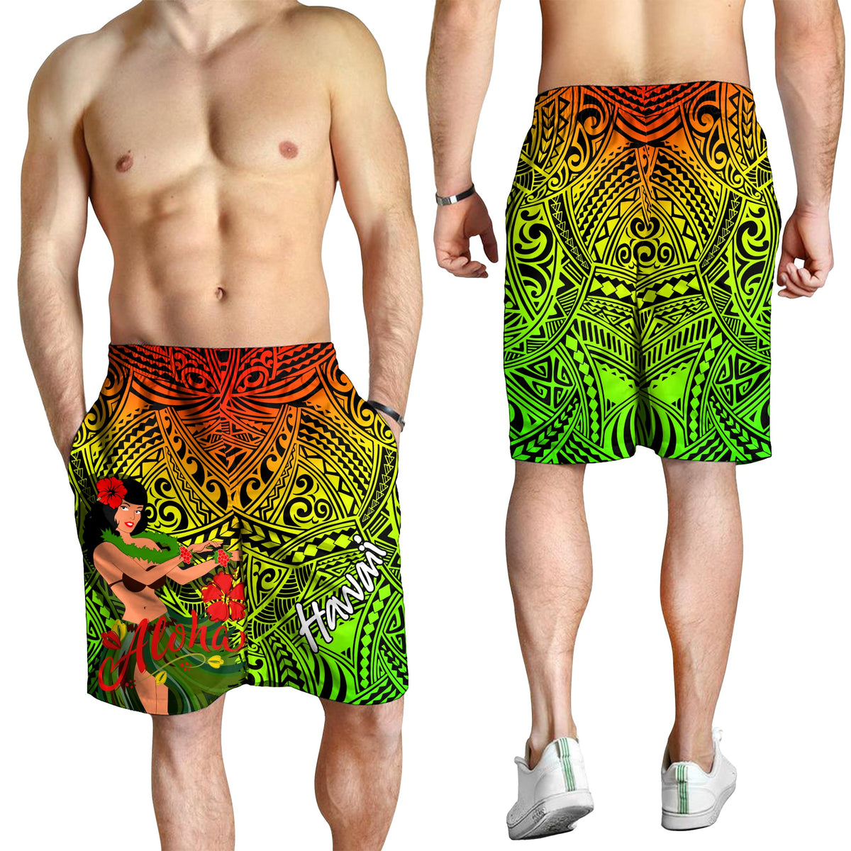 hawaii-hula-girl-reggae-men-short