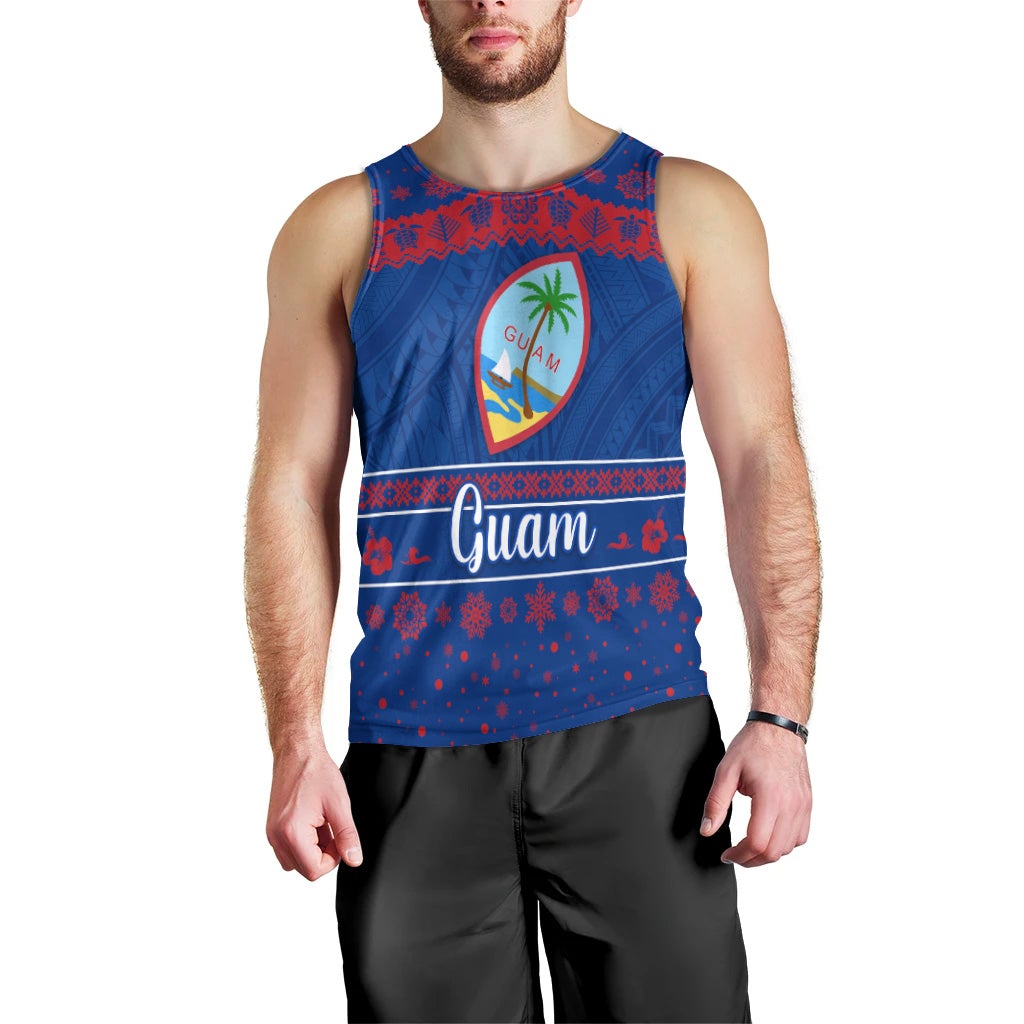 guam-christmas-men-tank-top-simple-style