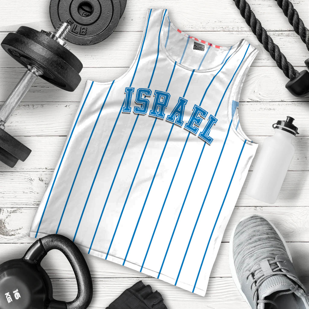 (Custom Personalised And Number) Baseball Classic 2023-Israel Men Tank Top