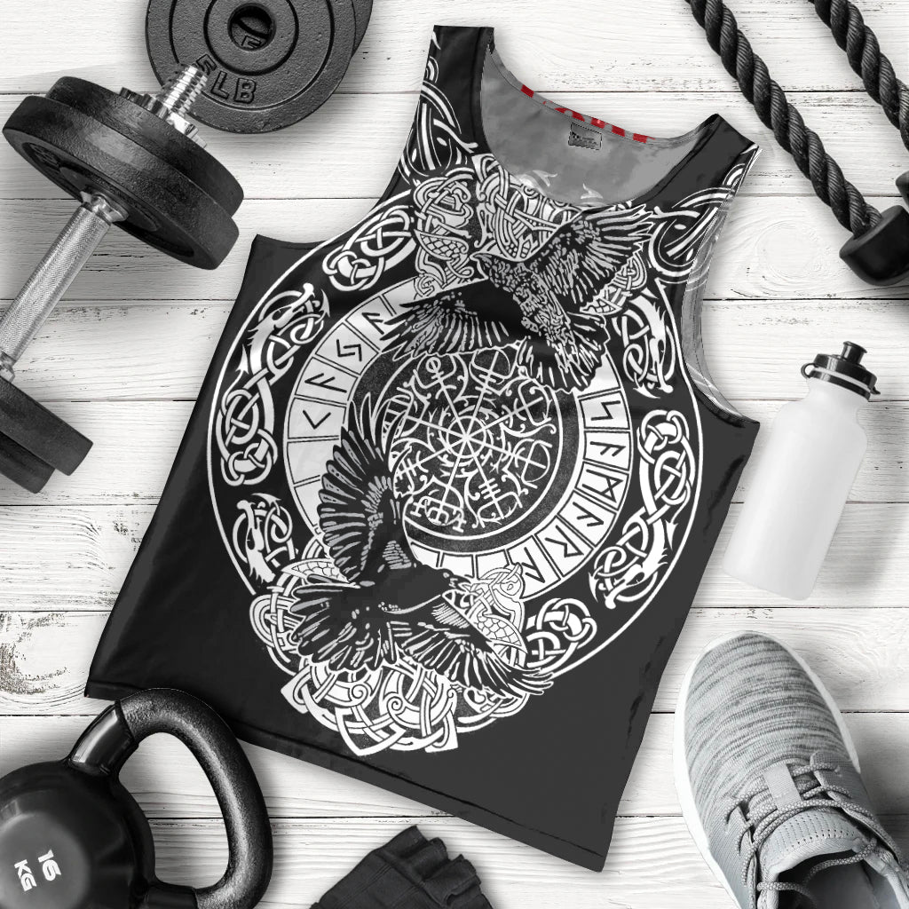 Viking Women's Racerback Tank Raven and Wolf RLT12 - Wonder Print Shop