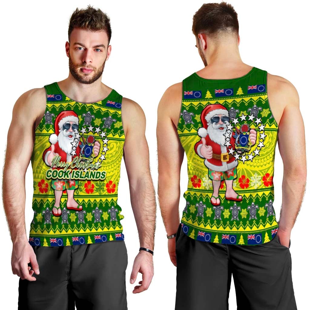 cook-islands-christmas-mens-tank-top-cool-santa-claus