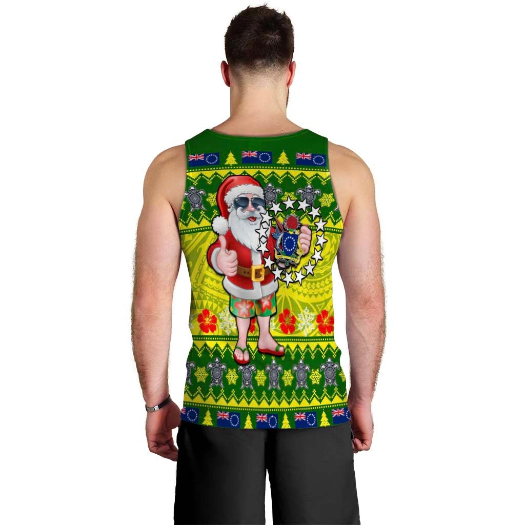 cook-islands-christmas-mens-tank-top-cool-santa-claus