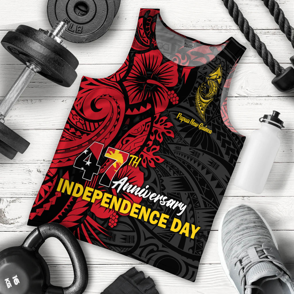 custom-personalised-papua-new-guinea-47th-independence-day-bird-of-paradise-men-tank-top