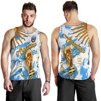 Argentina Football World Cup 2022 Men's Tank Top - LT2