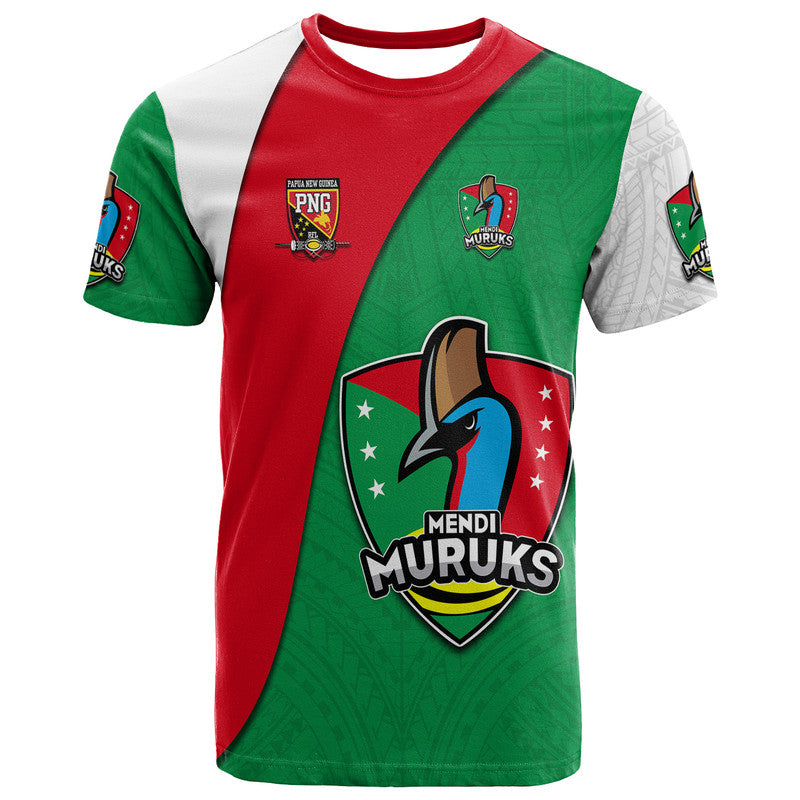 Papua New Guinea Mendi Muruks T Shirt Sport Style - Wonder Print Shop