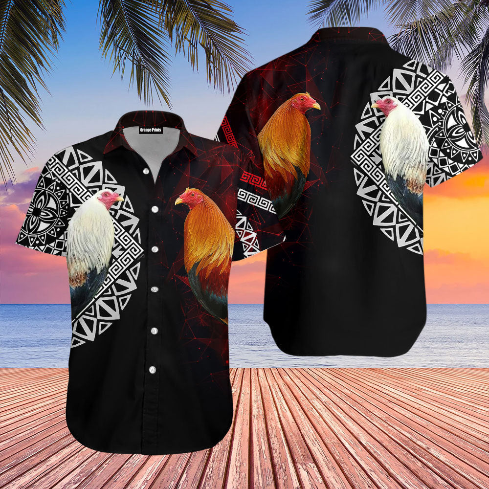 Mexican Rooster Hawaiian Shirt - Wonder Print Shop