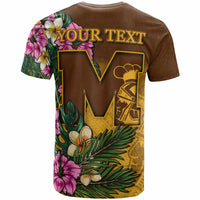 Custom Hawaii T Shirt Mililani Trojan High School Hawaiian Tropical Flowers T Shirt LT10 - Wonder Print Shop