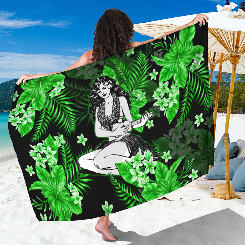 Hawaii Summer Colorful Hula Girl Sarong Reggage LT6 - Wonder Print Shop